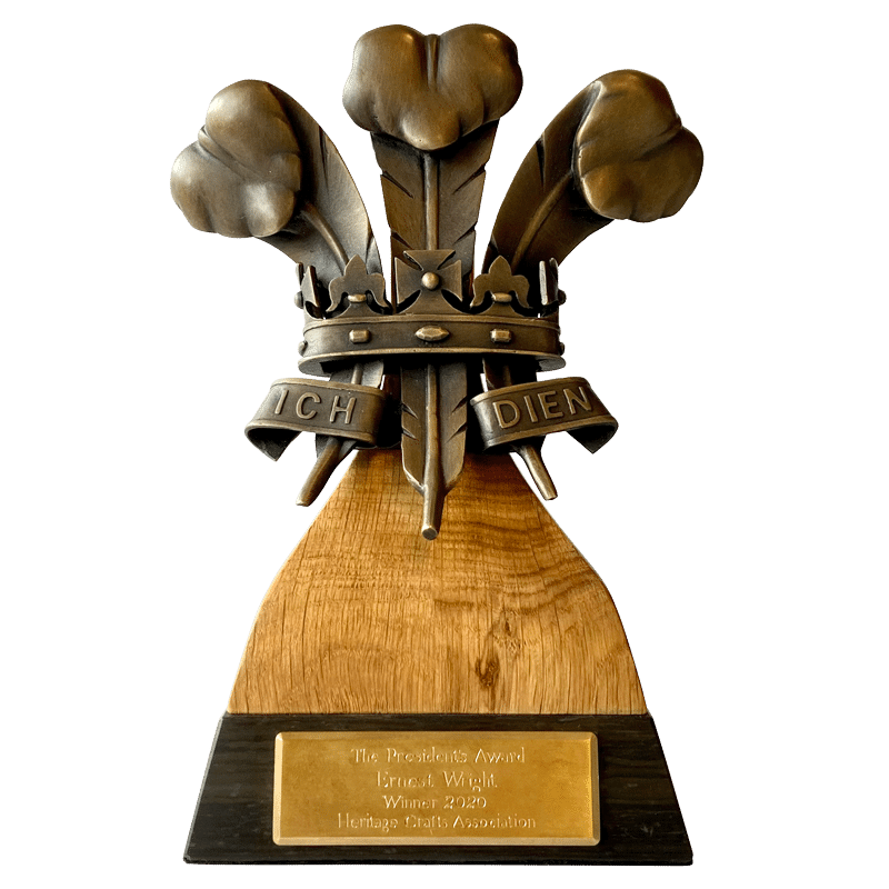 The Heritage Crafts Association President's Award, won by Ernest Wright in 2020
